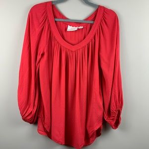 Maeve by Anthropologie Balloon Sleeve Blouse 4
